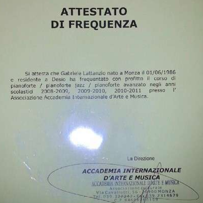 Pianista Gabriele Lattanzio